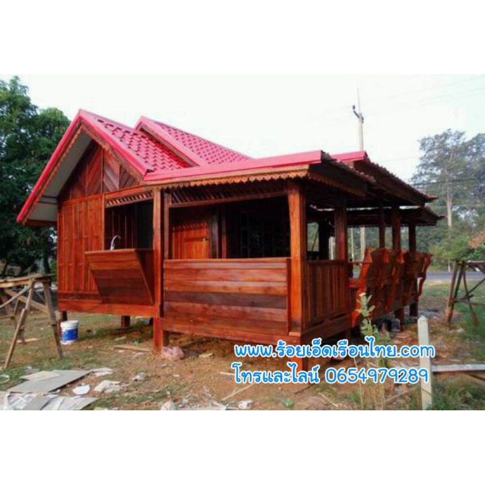 บ้านระเบียงข้างแบบที่8 ขนาด5.5×7 บ้านระเบียงข้างแบบที่8 ขนาด5.5×7